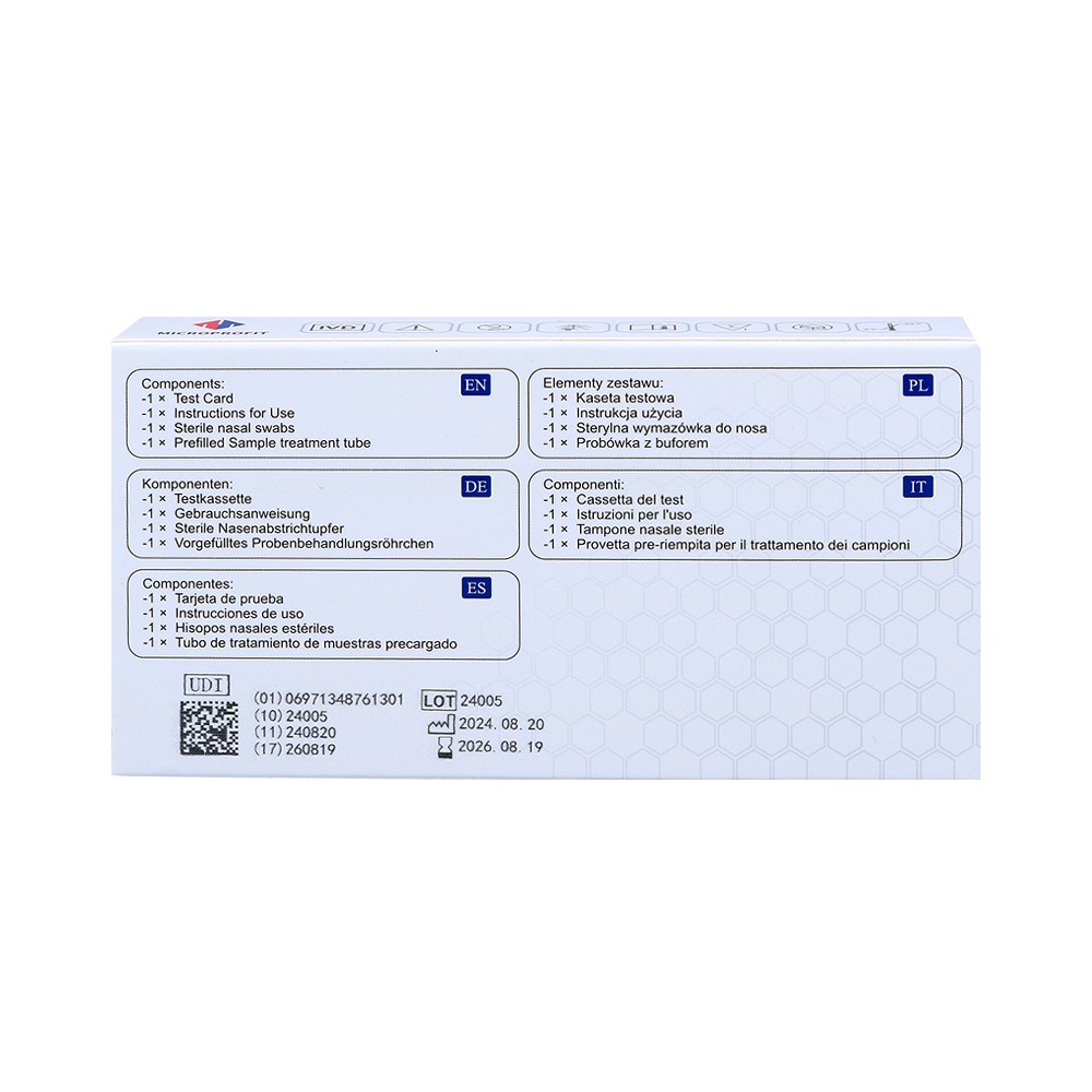 FLUORECARE 4in1Test Covid Antigen Influ.A/B RSV