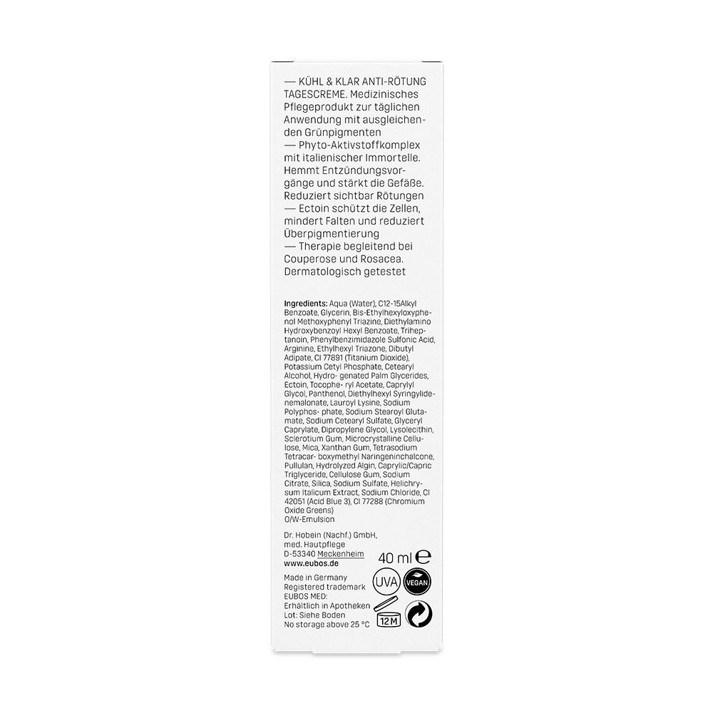 EUBOS KÜHL & KLAR Anti-Rötung Tagescreme LSF 50+