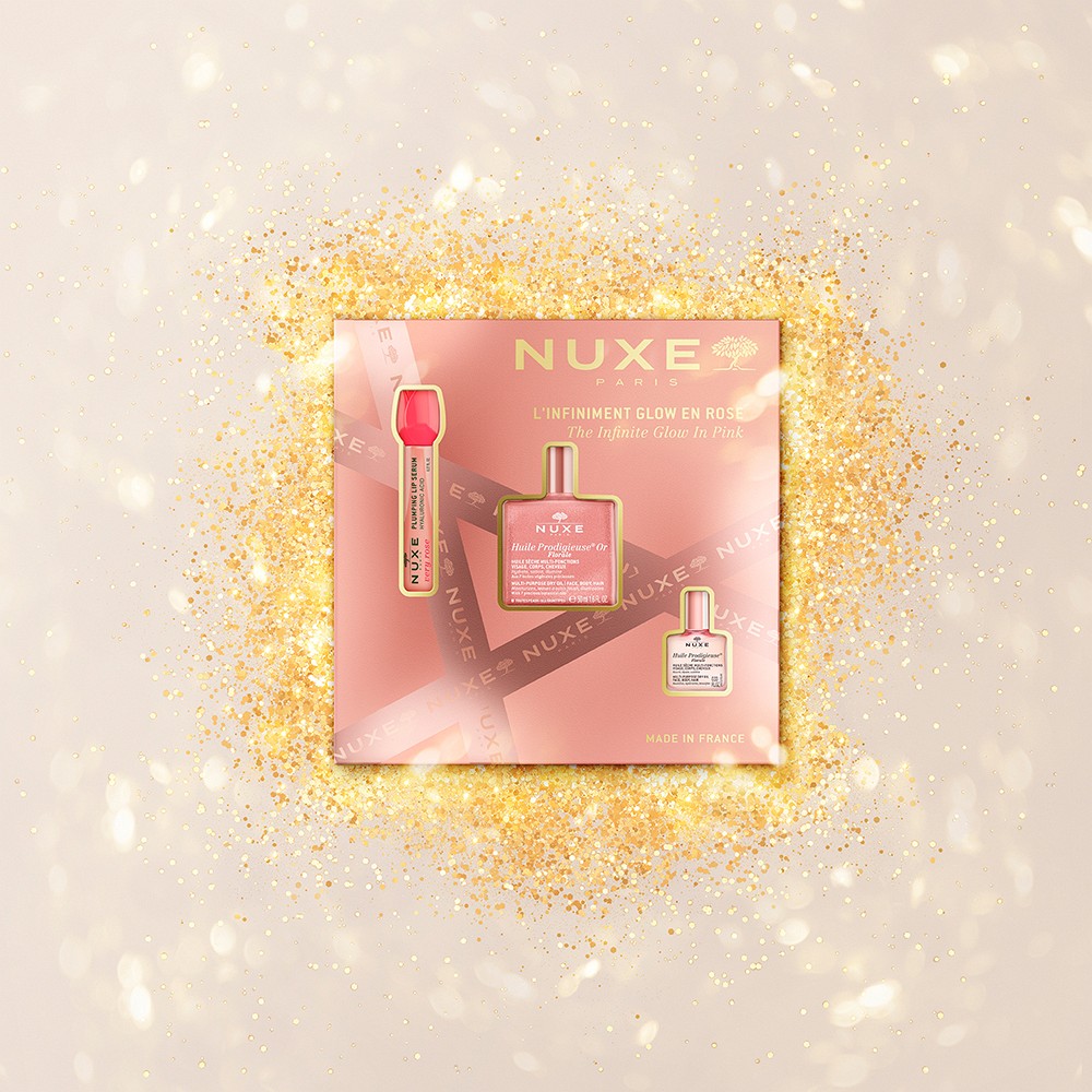 NUXE Geschenkset 2025 Huile Prodig.Or Florale Glow