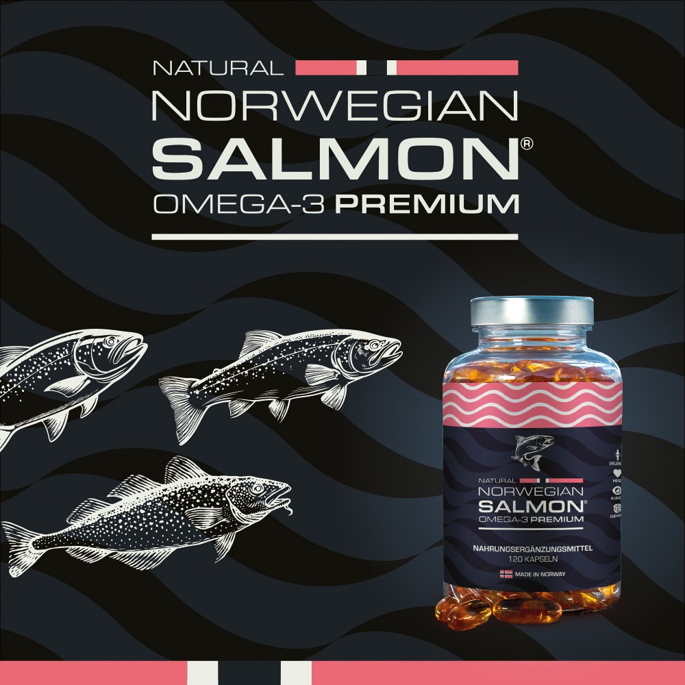 NATURAL NORWEGIAN Salmon Omega-3 Premium Weichkps.