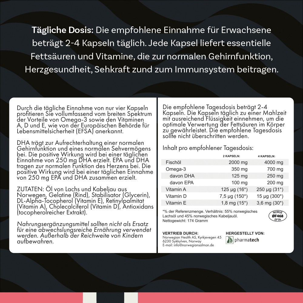 NATURAL NORWEGIAN Salmon Omega-3 Premium Weichkps.