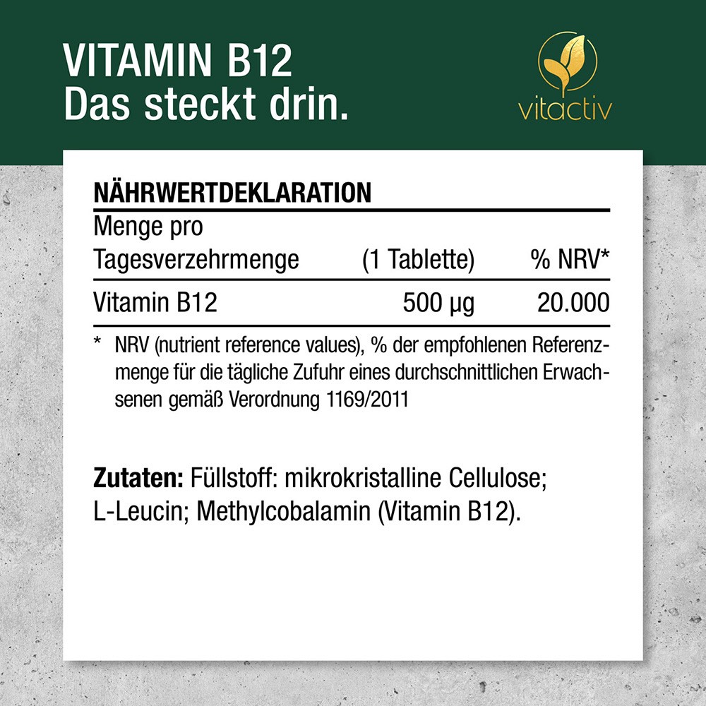 VITAMIN B12 TABLETTEN