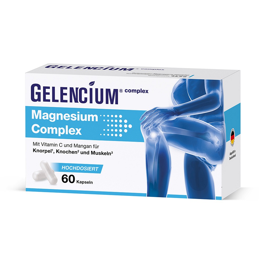 GELENCIUM Magnesium 400 mg hochdosiert vegan Kaps.