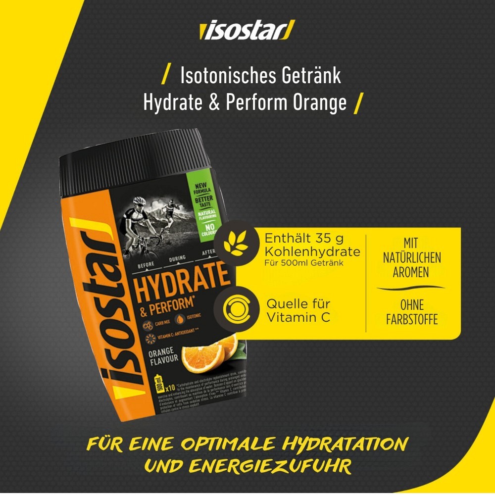 ISOSTAR Hydrate & Perform Powder Orange