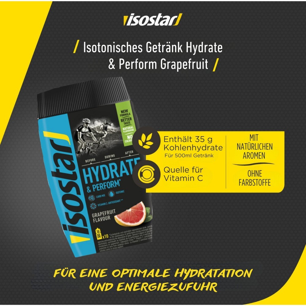 ISOSTAR Hydrate & Perform Powder Grapefruits
