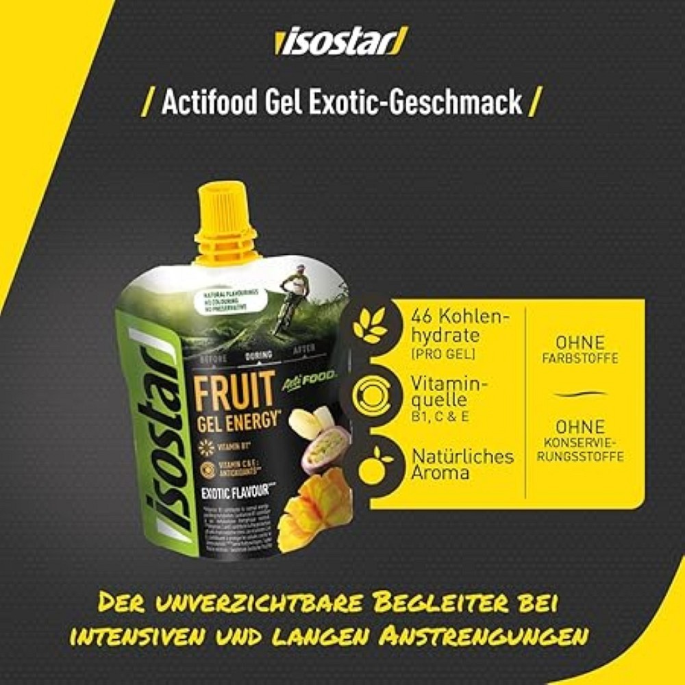 ISOSTAR ActiFood High Energy Gel Exotic