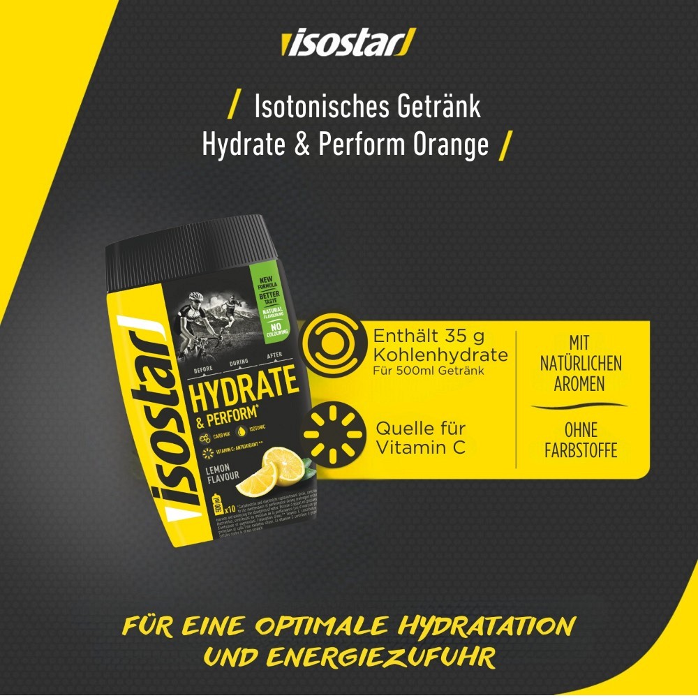 ISOSTAR Hydrate & Perform Powder Lemon