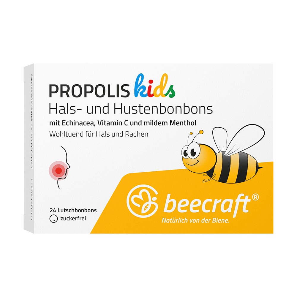 BEECRAFT KIDS Propolis Hals- und Hustenbonbons