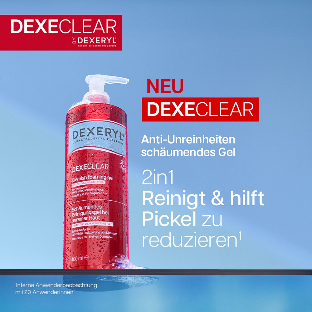 DEXERYL DEXECLEAR Reinig.Gel schäum.unreine Haut DEXERYL DEXECLEAR Reinig.Gel schäum.unreine Haut