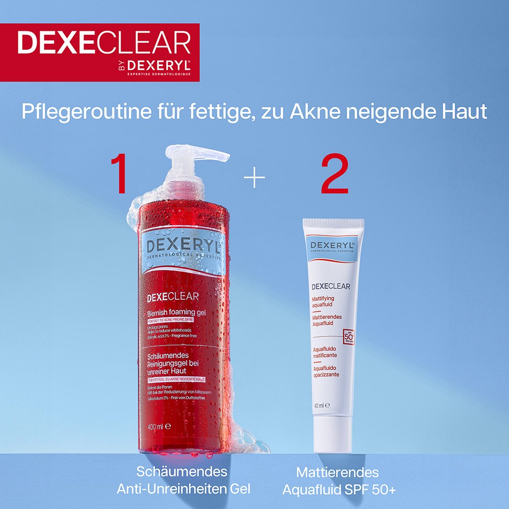 DEXERYL DEXECLEAR Reinig.Gel schäum.unreine Haut DEXERYL DEXECLEAR Reinig.Gel schäum.unreine Haut