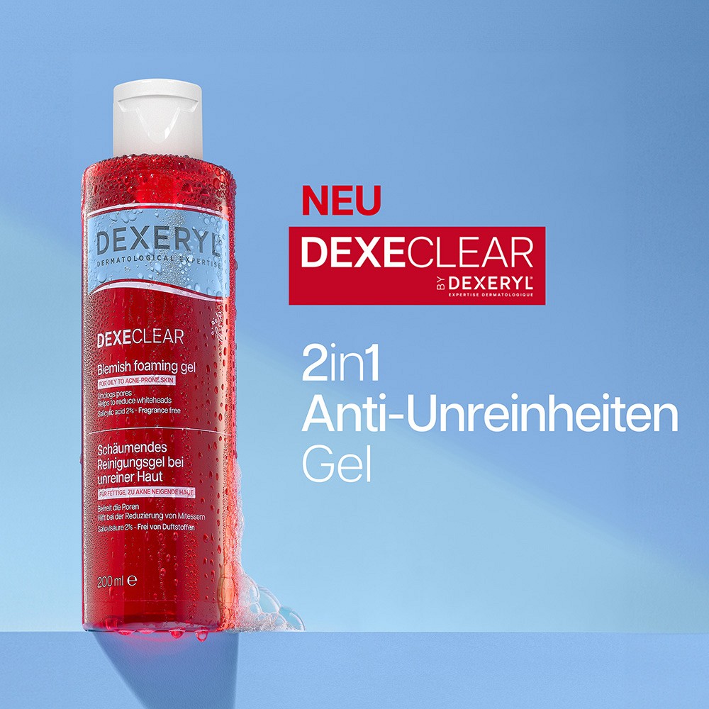 DEXERYL DEXECLEAR Reinig.Gel schäum.unreine Haut DEXERYL DEXECLEAR Reinig.Gel schäum.unreine Haut