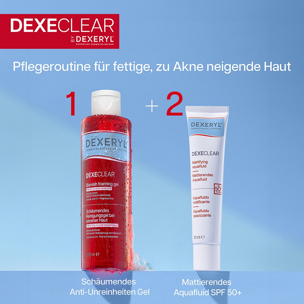 DEXERYL DEXECLEAR Reinig.Gel schäum.unreine Haut DEXERYL DEXECLEAR Reinig.Gel schäum.unreine Haut