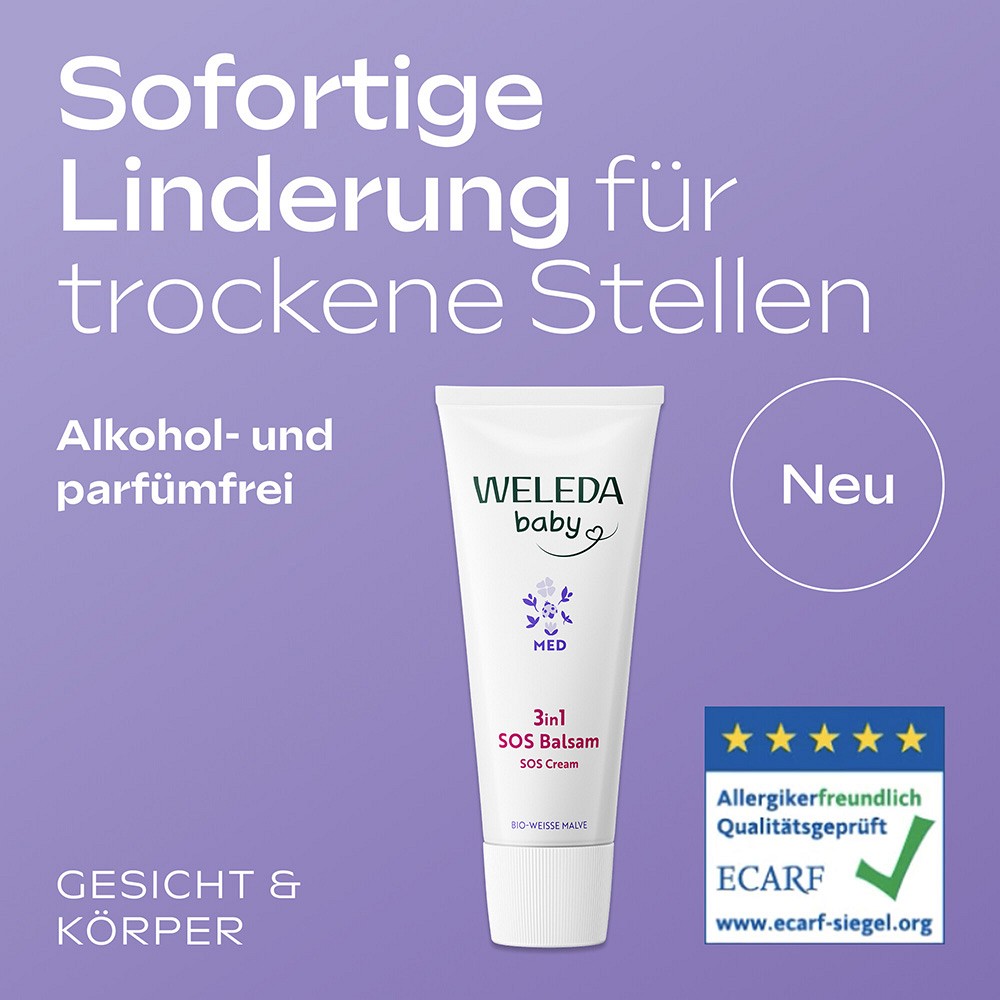 WELEDA 3in1 SOS Balsam weiße Malve WELEDA 3in1 SOS Balsam weiße Malve