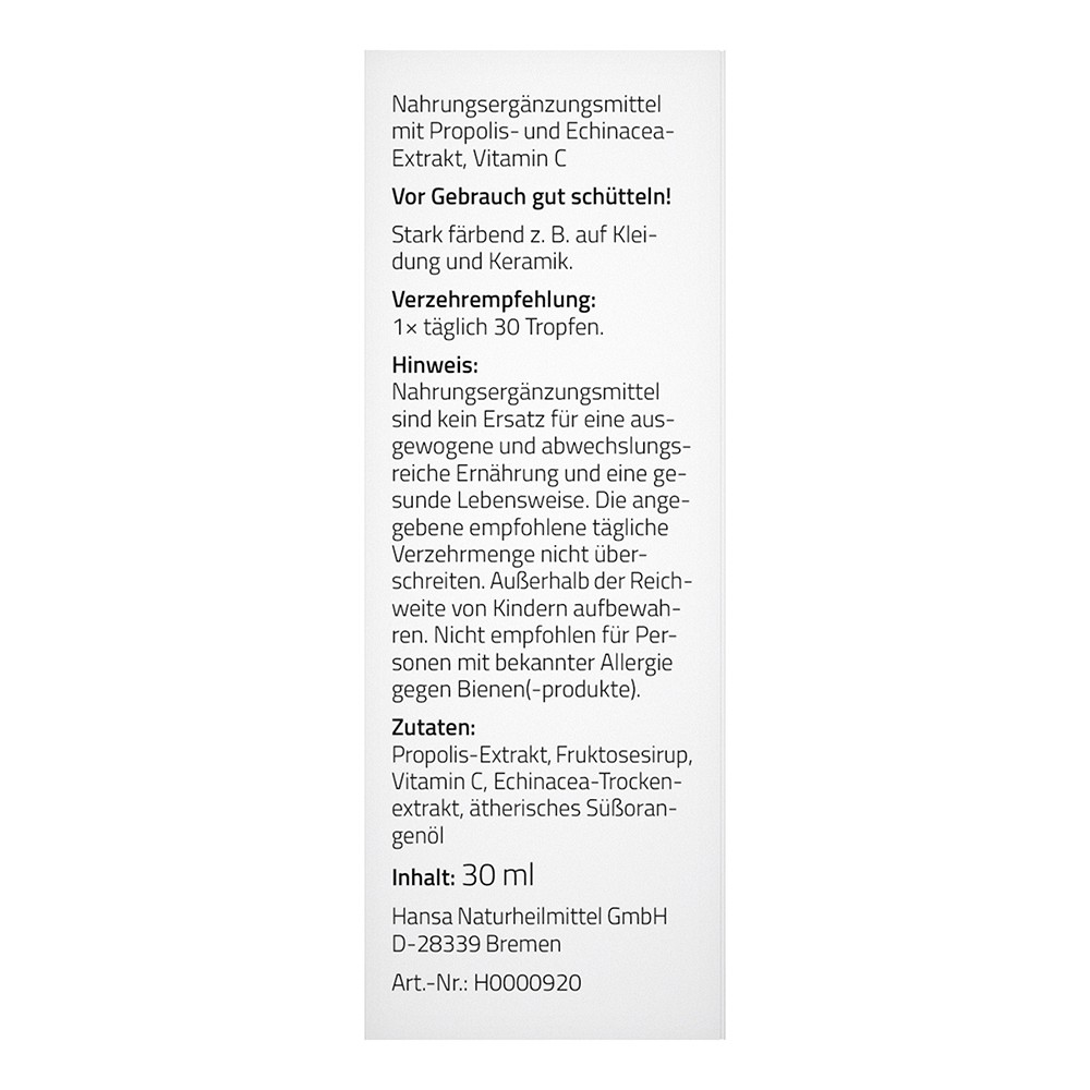 BEECRAFT Propolis Tropfen 55% plus Echinacea