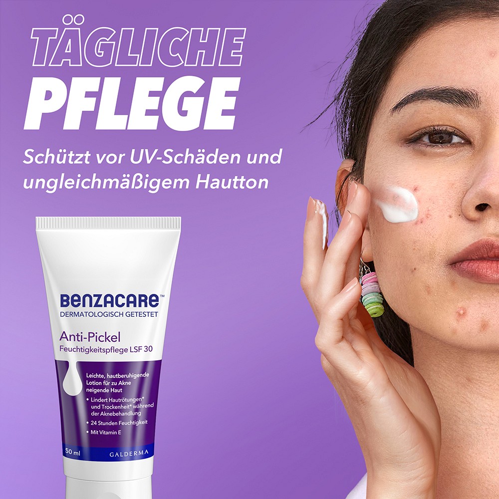BENZACARE Anti-Pickel Feuchtigkeitspflege SPF 30 BENZACARE Anti-Pickel Feuchtigkeitspflege SPF 30