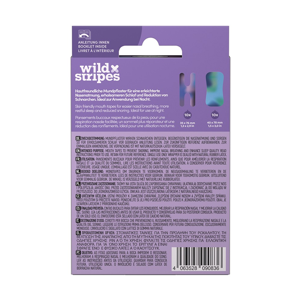 WILD STRIPES Pflaster Mouth Tapes Sunset WILD STRIPES Pflaster Mouth Tapes Sunset