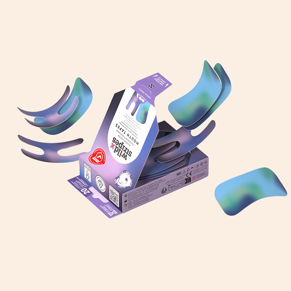 WILD STRIPES Pflaster Mouth Tapes Sunset WILD STRIPES Pflaster Mouth Tapes Sunset