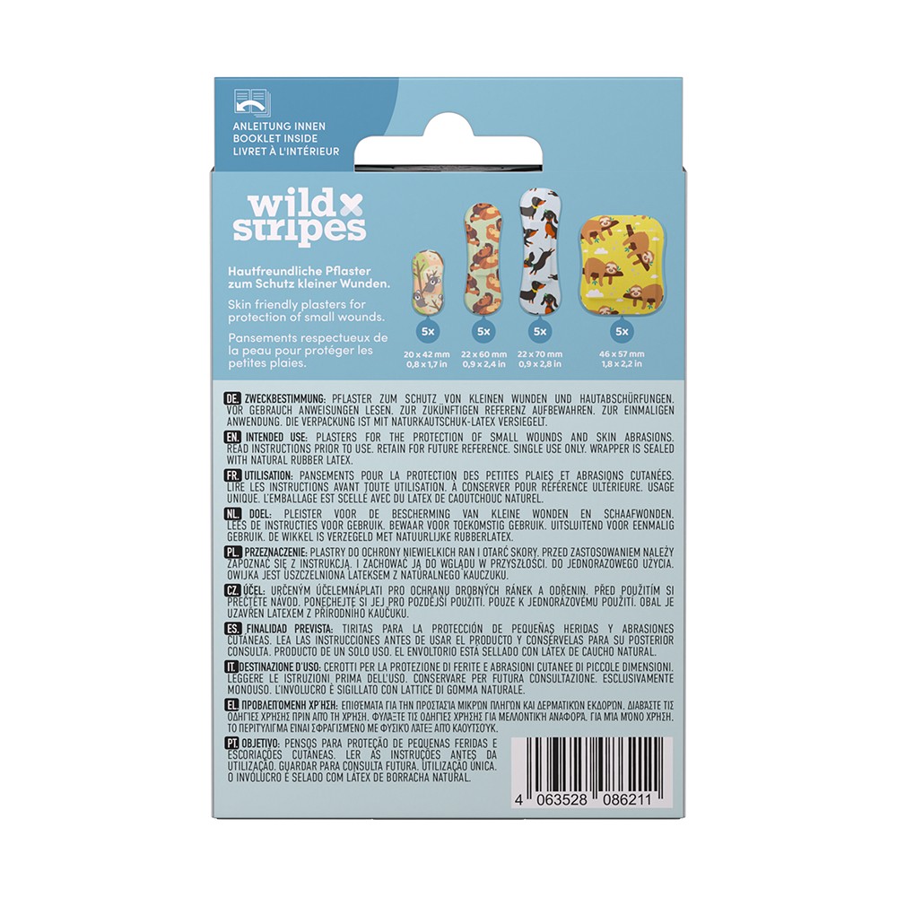 WILD STRIPES Pflaster Kids sensitiv Animal Fun WILD STRIPES Pflaster Kids sensitiv Animal Fun