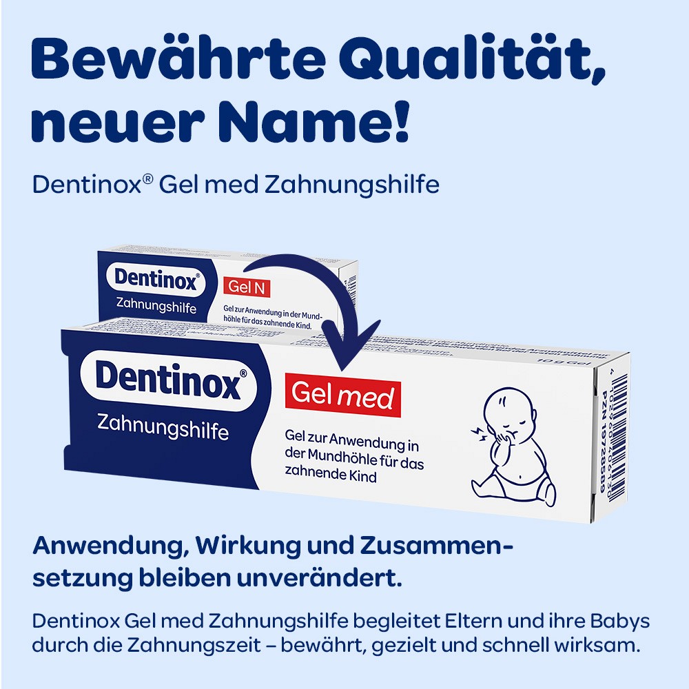 DENTINOX Gel med Zahnungshilfe