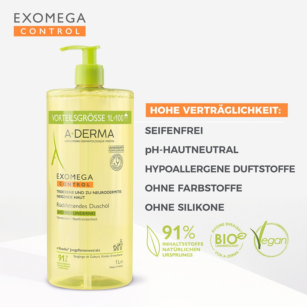A-DERMA EXOMEGA CONTROL Duschöl rückfettend