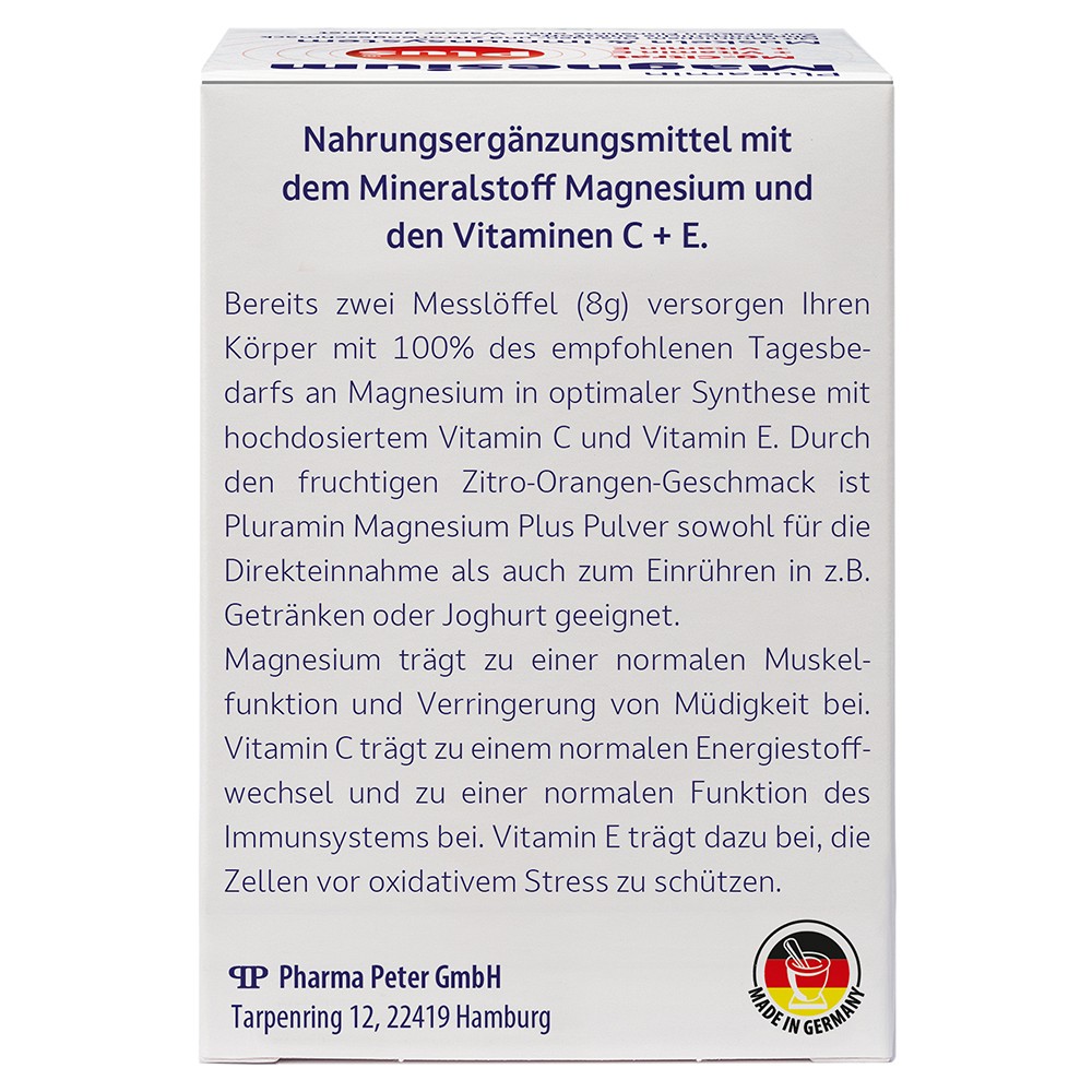 PLURAMIN Magnesium plus Pulver Dose