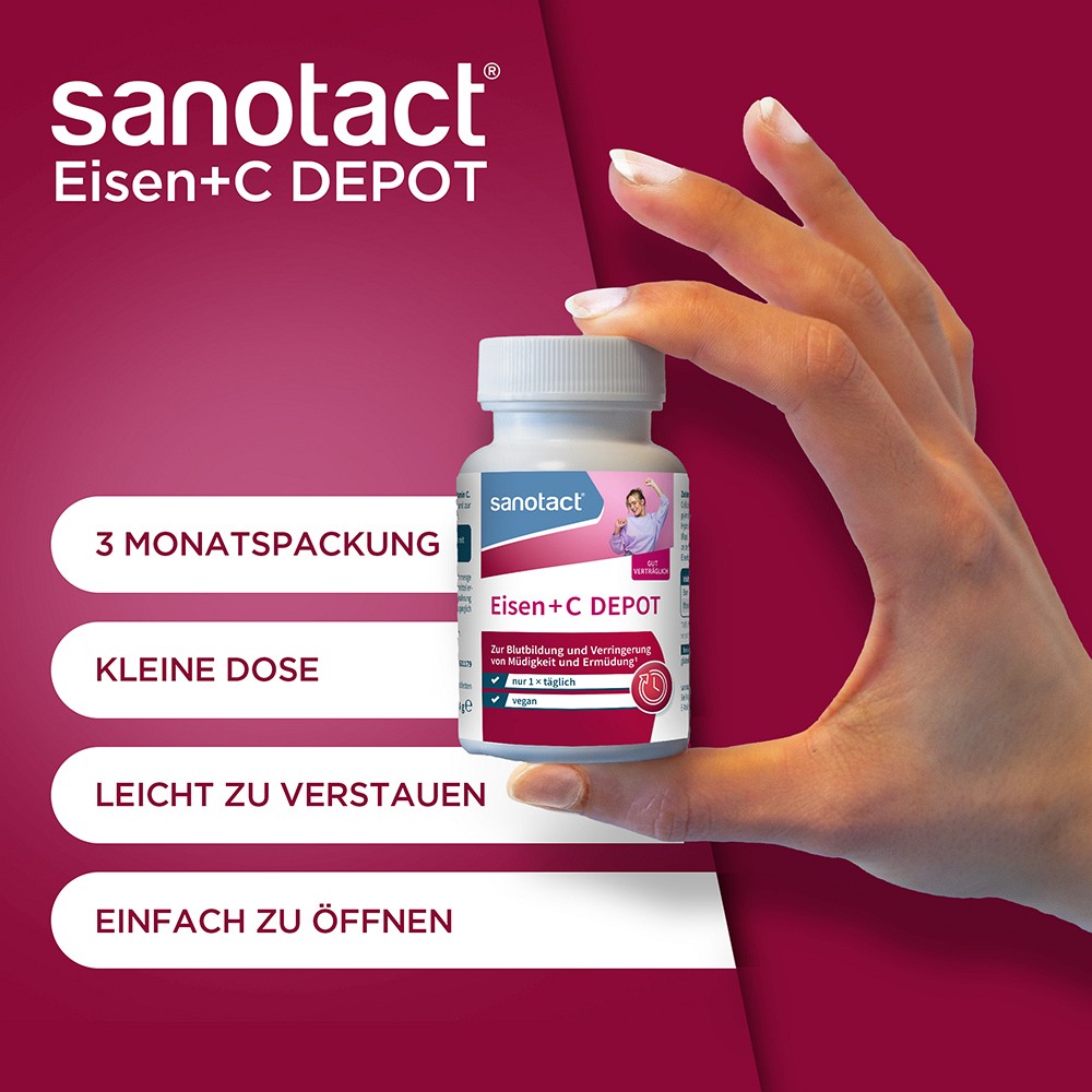SANOTACT Eisen+C Depot Tabletten