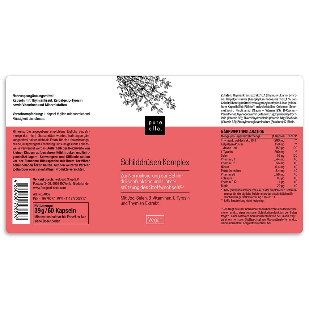 SCHILDDRÜSEN Komplex Kapseln SCHILDDRÜSEN Komplex Kapseln