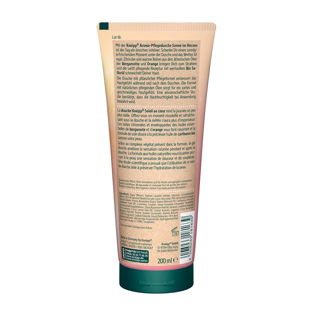 KNEIPP Aroma-Pflegedusche Sonne im Herzen