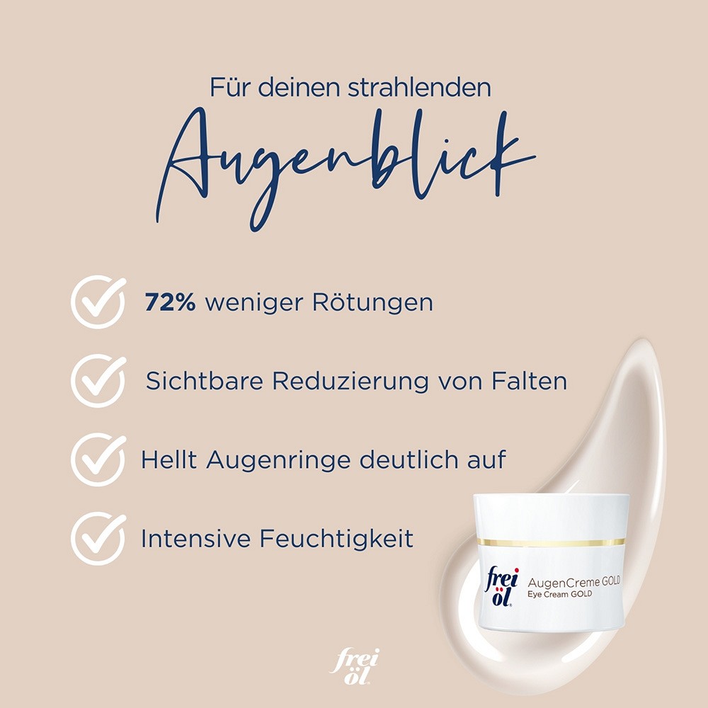 FREI ÖL Hydrolipid AugenCreme gold