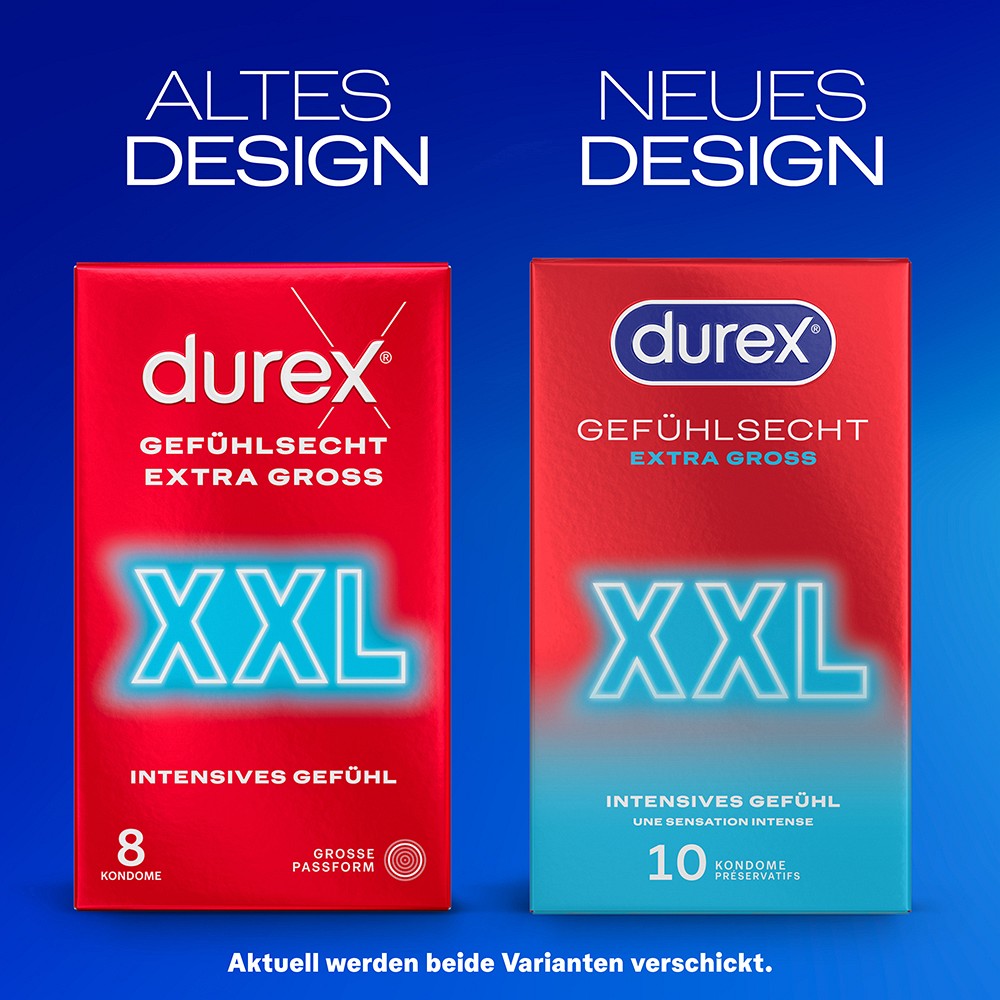 DUREX Gefühlsecht XXL Kondome DUREX Gefühlsecht XXL Kondome