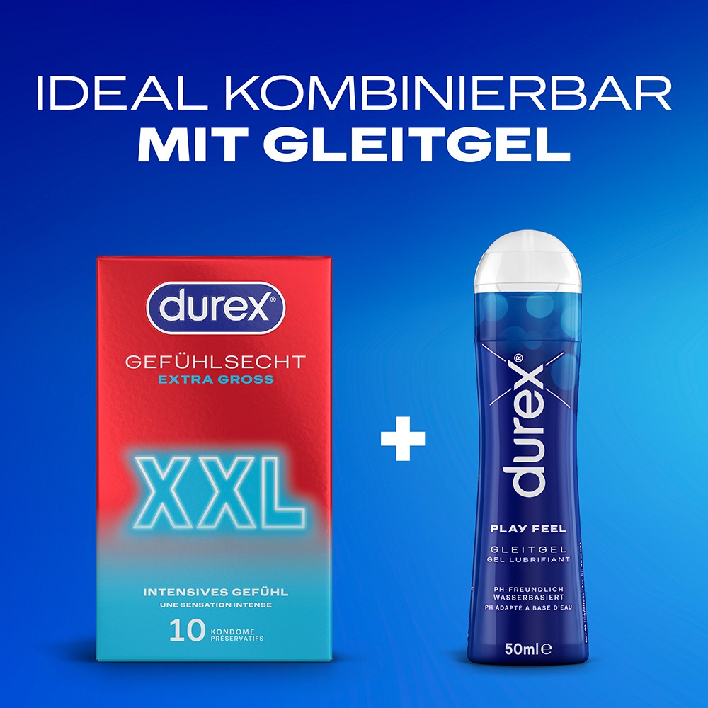 DUREX Gefühlsecht XXL Kondome DUREX Gefühlsecht XXL Kondome