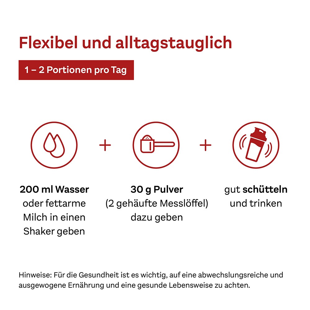 DOPPELHERZ Whey Protein Schoko-Geschmack Pulver