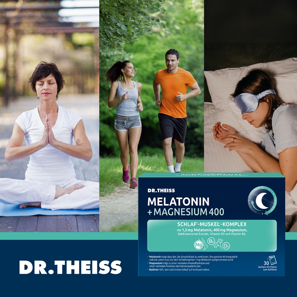 DR.THEISS Melatonin+Magn.400 Schlaf-Komplex Pulver DR.THEISS Melatonin+Magn.400 Schlaf-Komplex Pulver