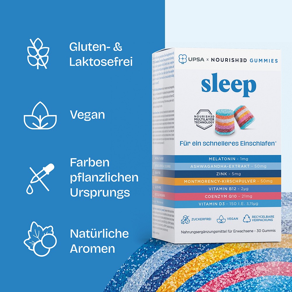 UPSA NOURISHED gummies sleep