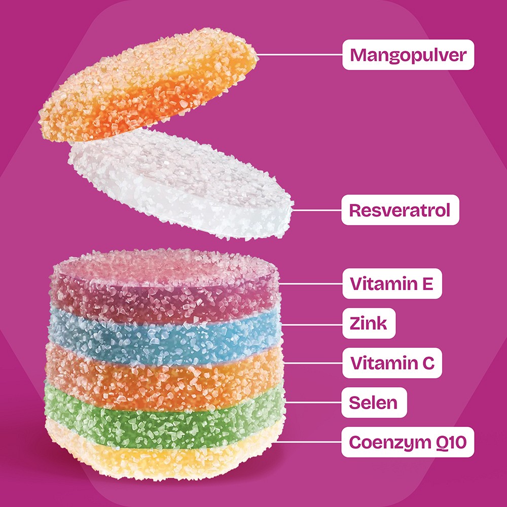 UPSA NOURISHED gummies beauty