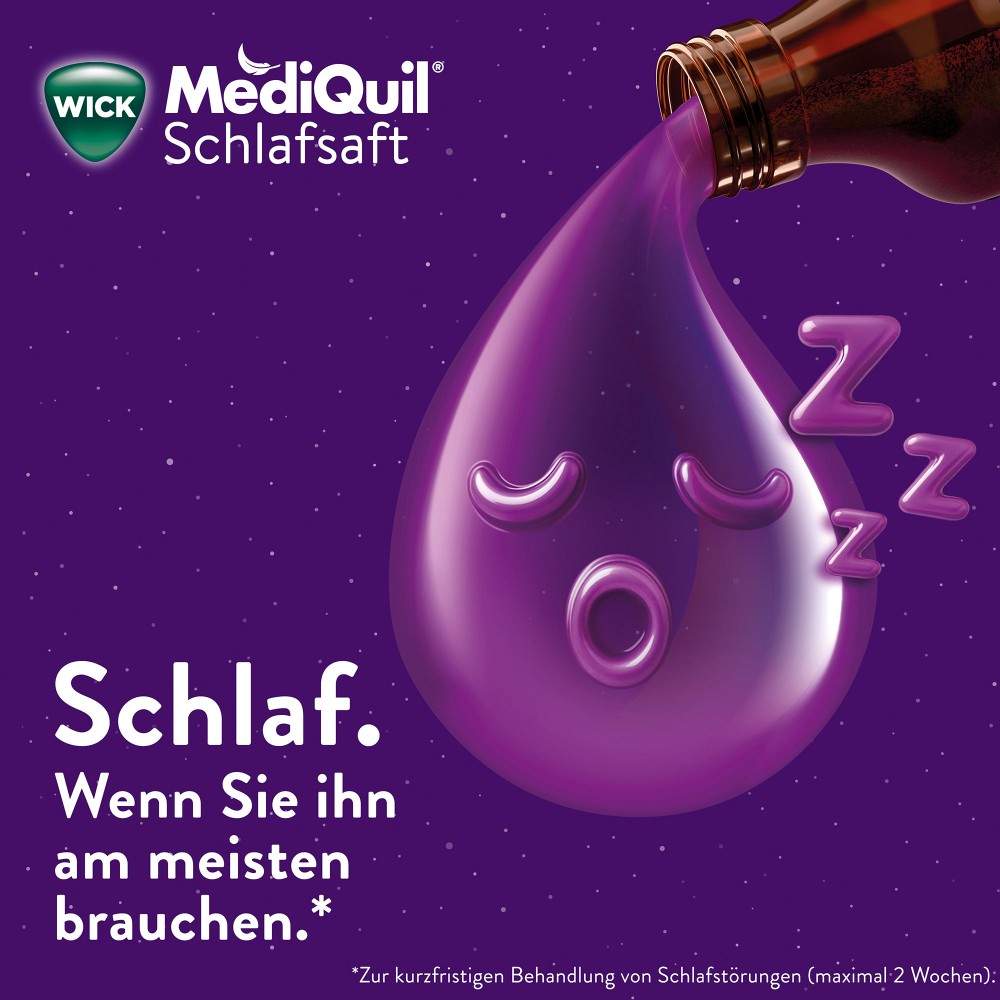 WICK MediQuil Schlafsaft 2,5 mg/ml Lsg.z.Einnehmen