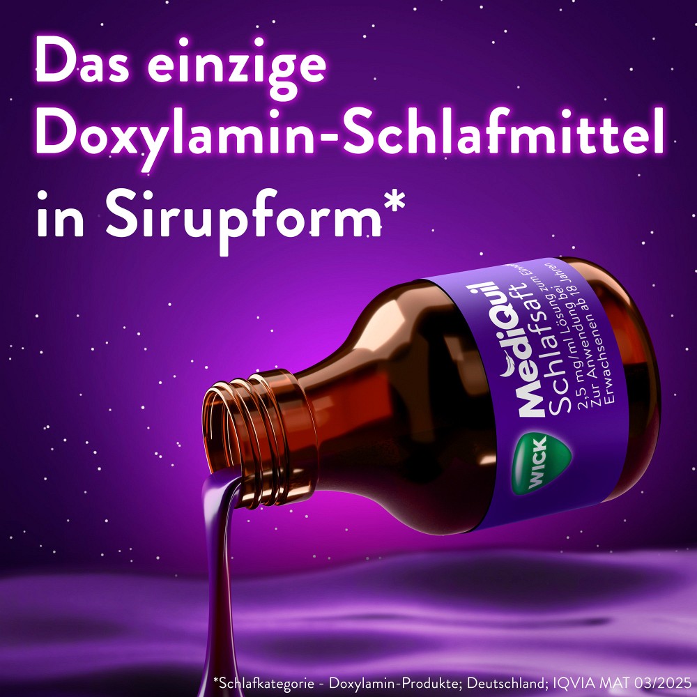 WICK MediQuil Schlafsaft 2,5 mg/ml Lsg.z.Einnehmen