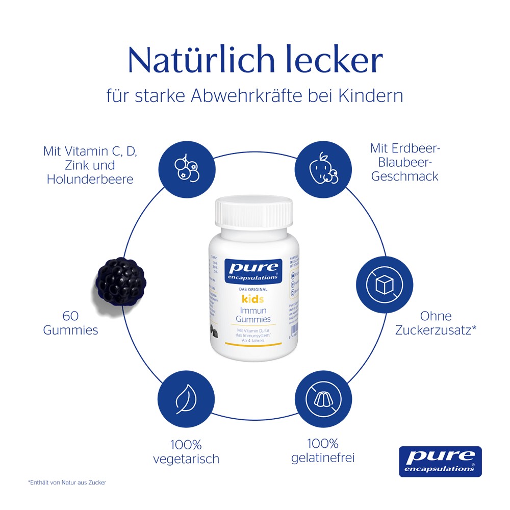 PURE ENCAPSULATIONS Kids Immun Gummies