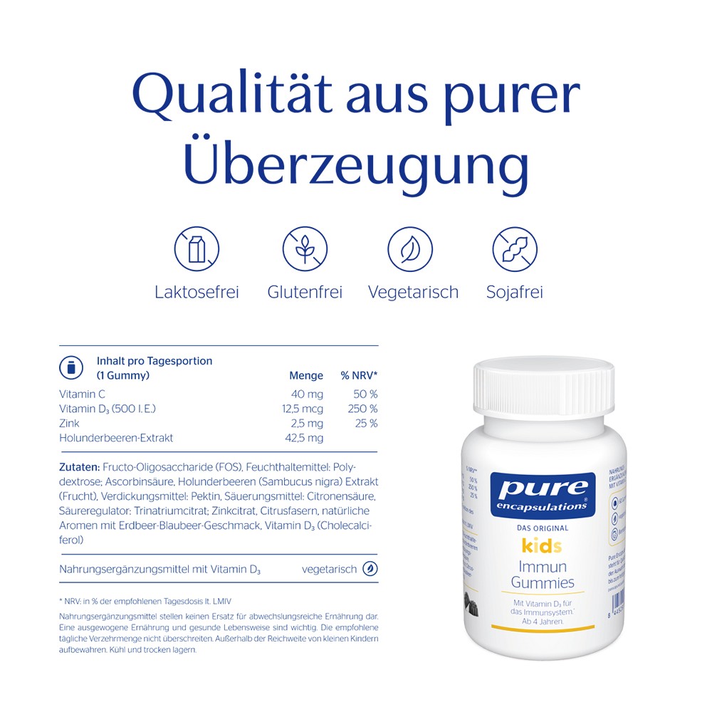 PURE ENCAPSULATIONS Kids Immun Gummies