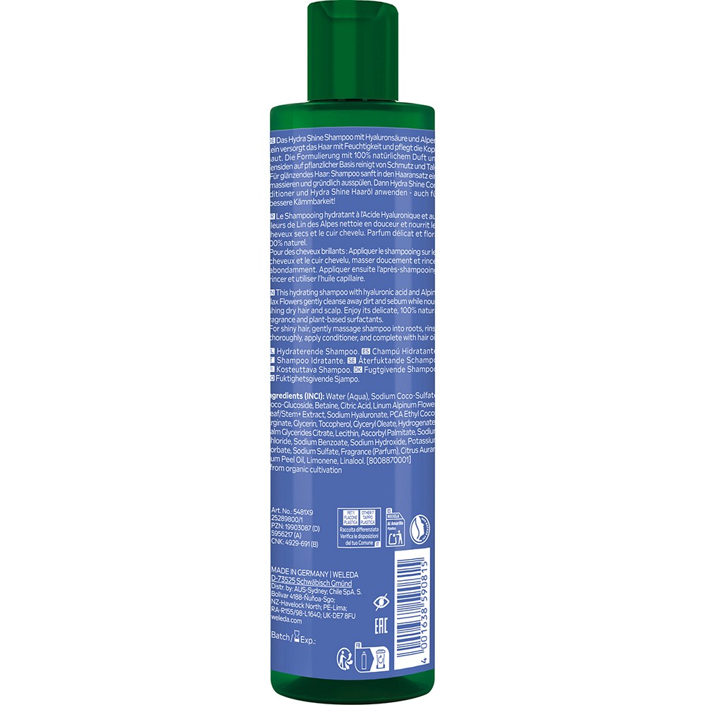WELEDA HydraShine Feuchtigkeits-Shampoo Alpen-Lein