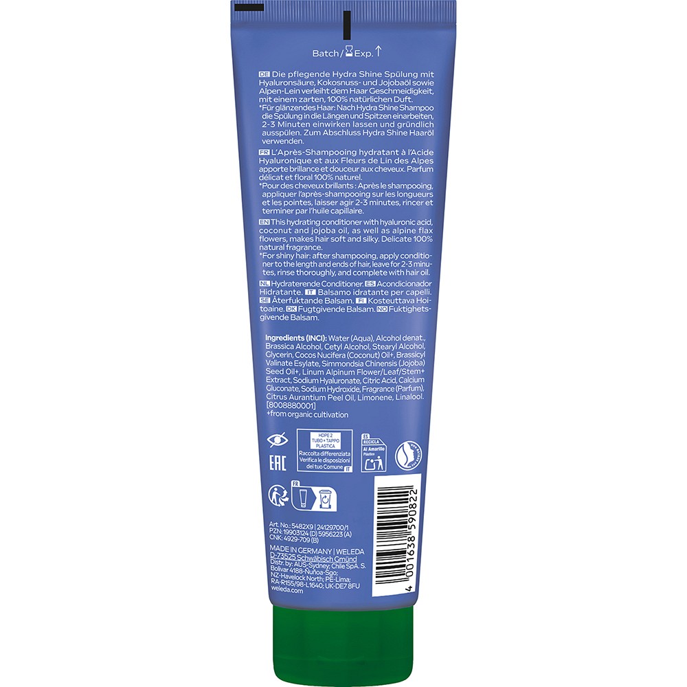 WELEDA HydraShine Pflegespülung Alpen-Lein