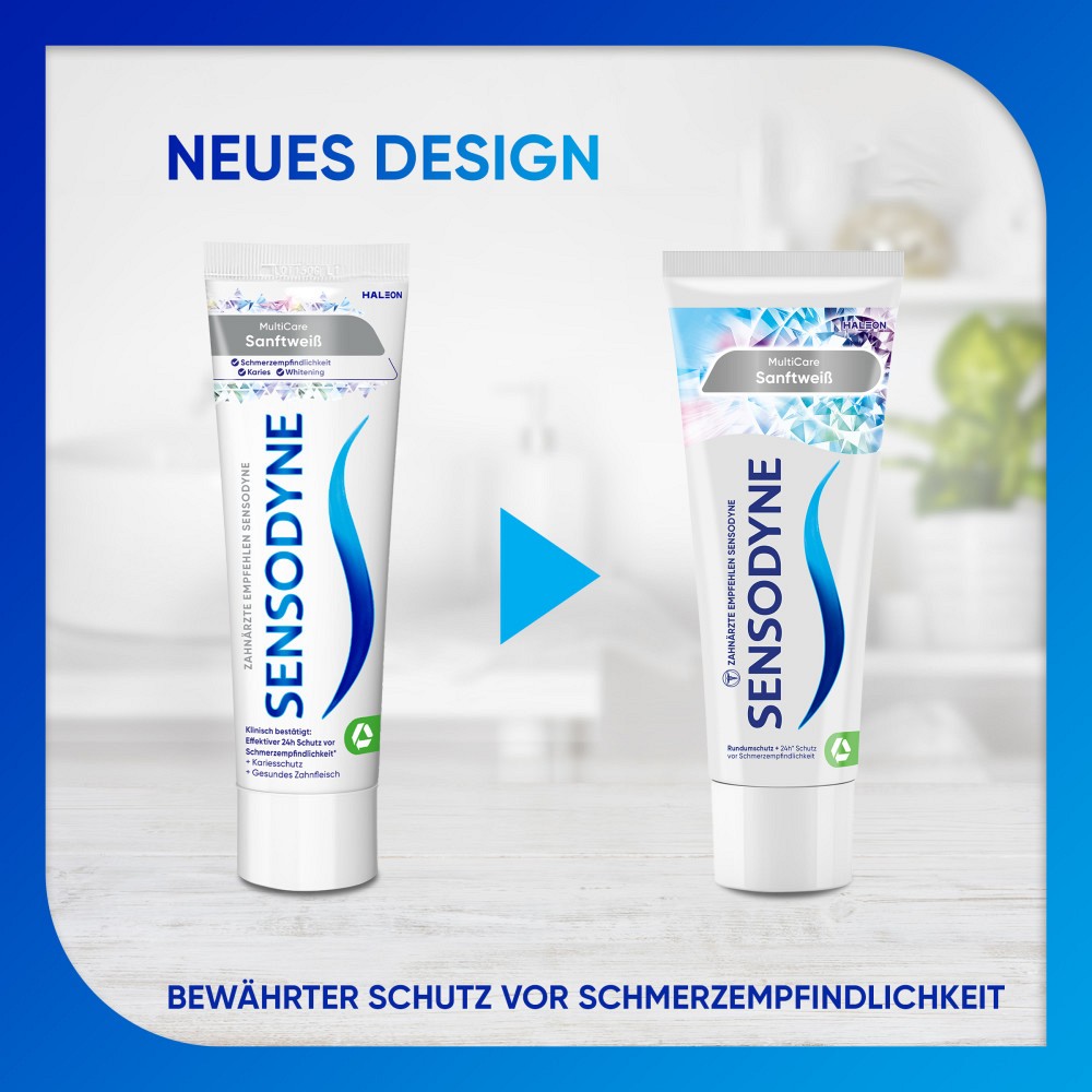 SENSODYNE MultiCare Sanftweiß Zahnpasta