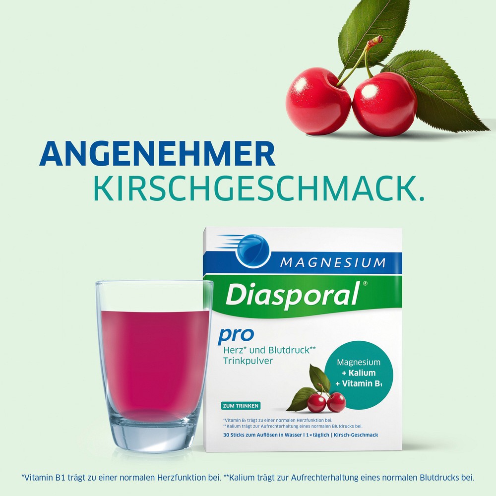 MAGNESIUM DIASPORAL pro Herz und Blutdruck Pulver