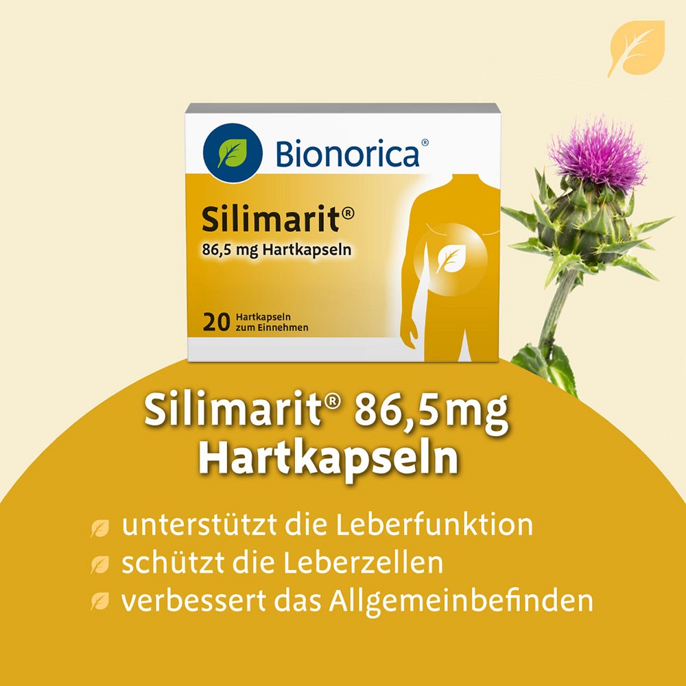 SILIMARIT 86,5 mg Hartkapseln