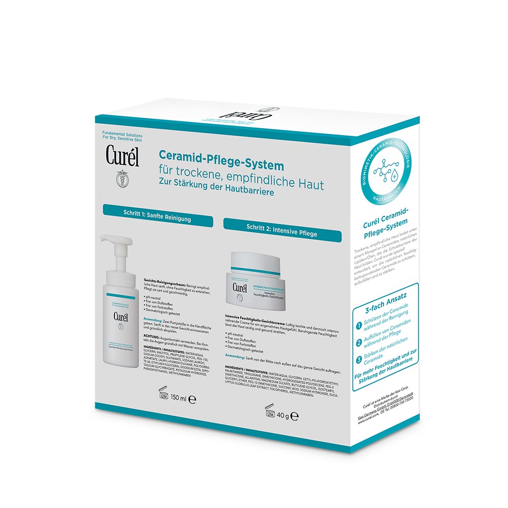 CUREL Geschenkset Gesicht Creme+Schaum