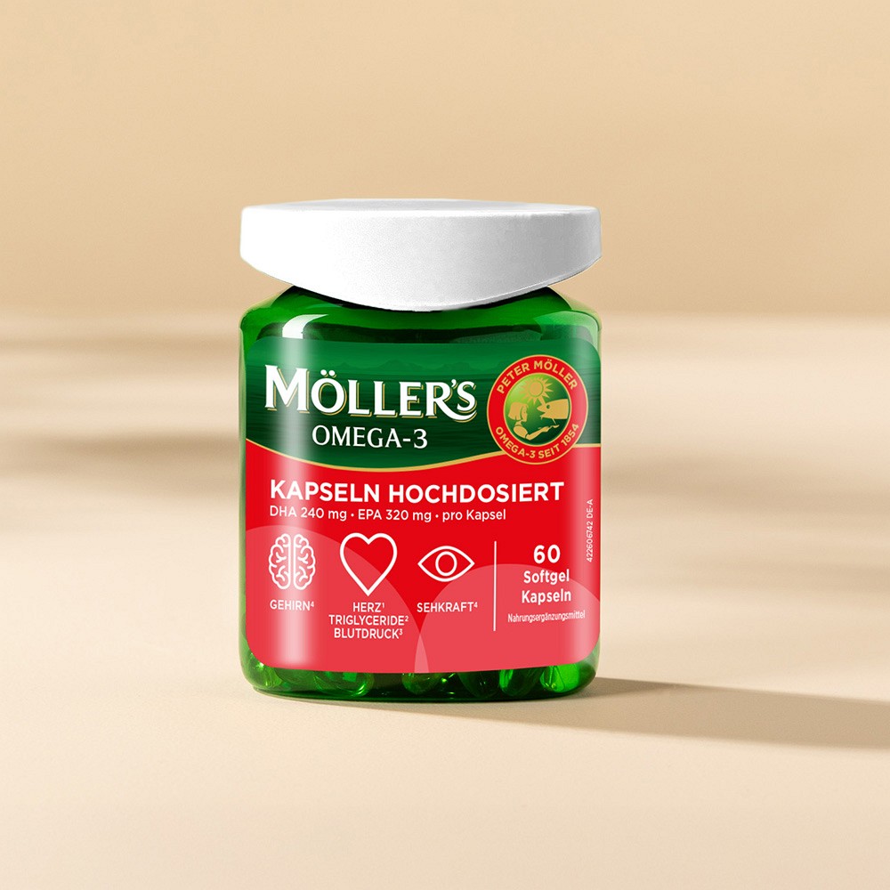 MÖLLER'S Omega-3 Kapseln hochdosiert