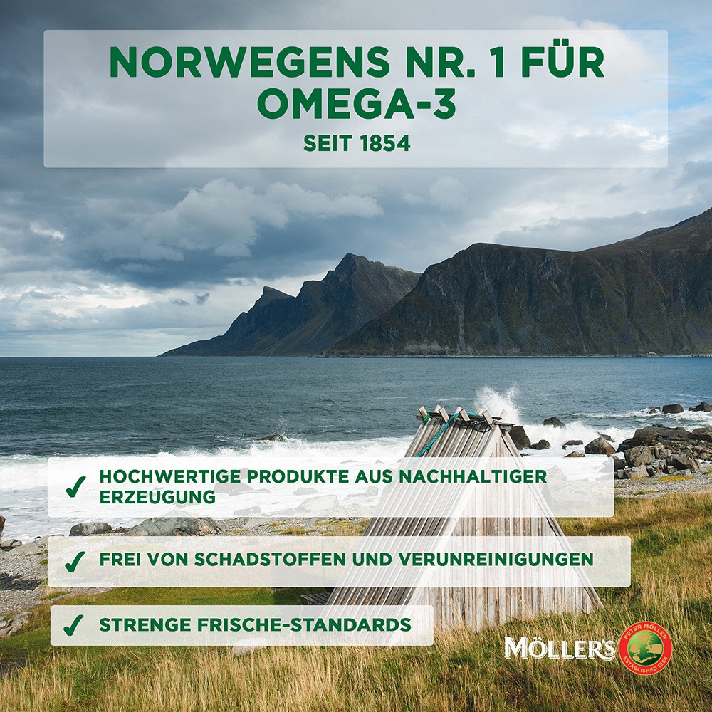MÖLLER'S Omega-3 Kapseln hochdosiert