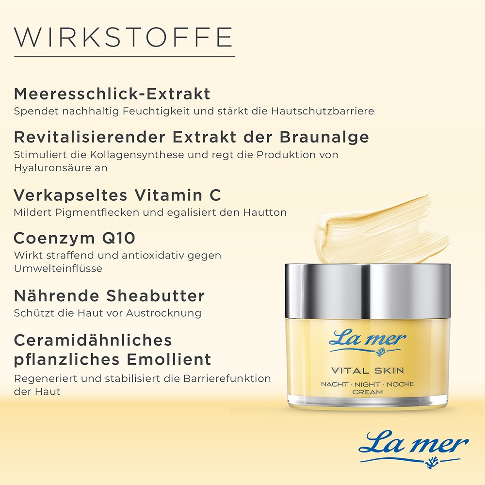 LA MER Vital Skin Nachtcreme o.Parfum