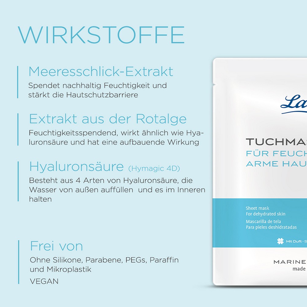 LA MER Tuchmaske feuchtigkeitsarme Haut m.Parfum