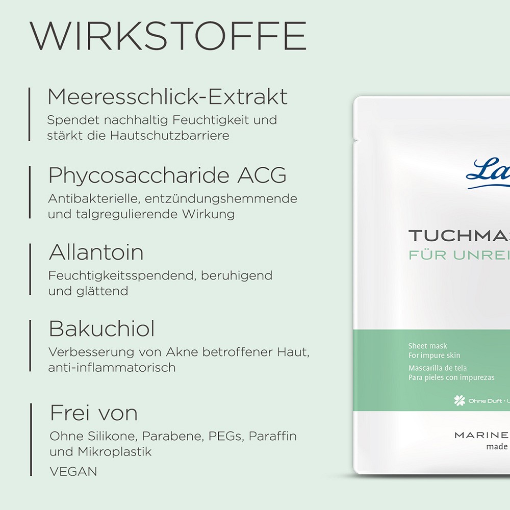 LA MER Tuchmaske unreine Haut o.Parfum